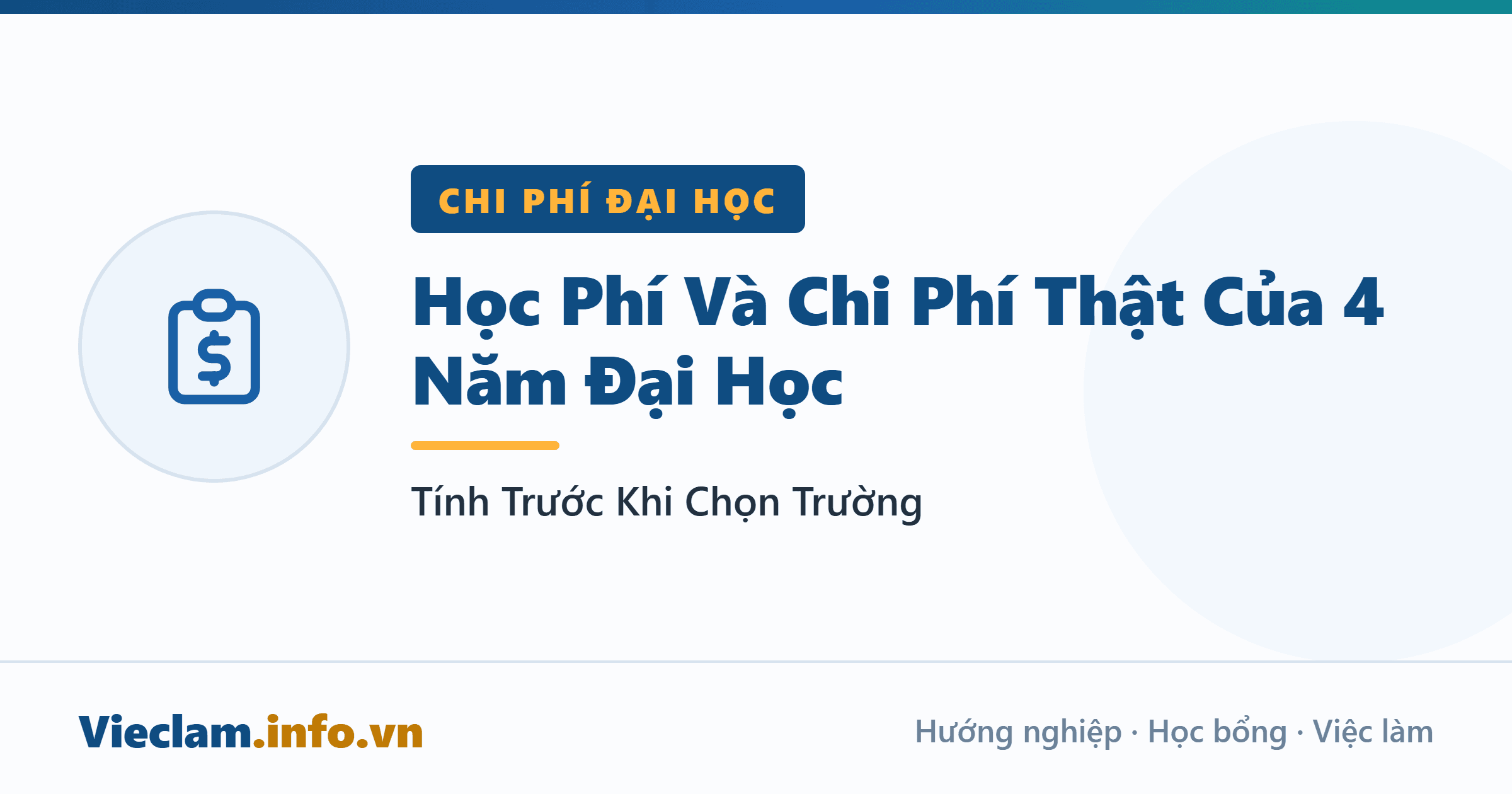 Học Phí Và Chi Phí Thật Của 4 Năm Đại Học: Tính Trước Khi Chọn Trường
