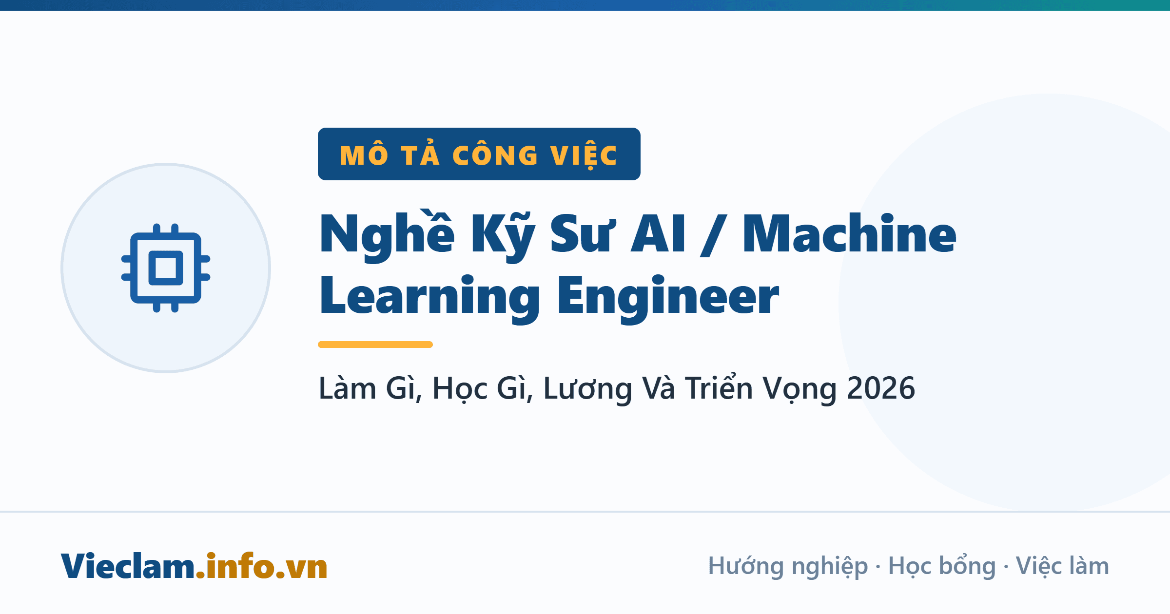 Nghề Kỹ Sư AI / Machine Learning Engineer: Làm Gì, Học Gì, Lương Và Triển Vọng (2026)