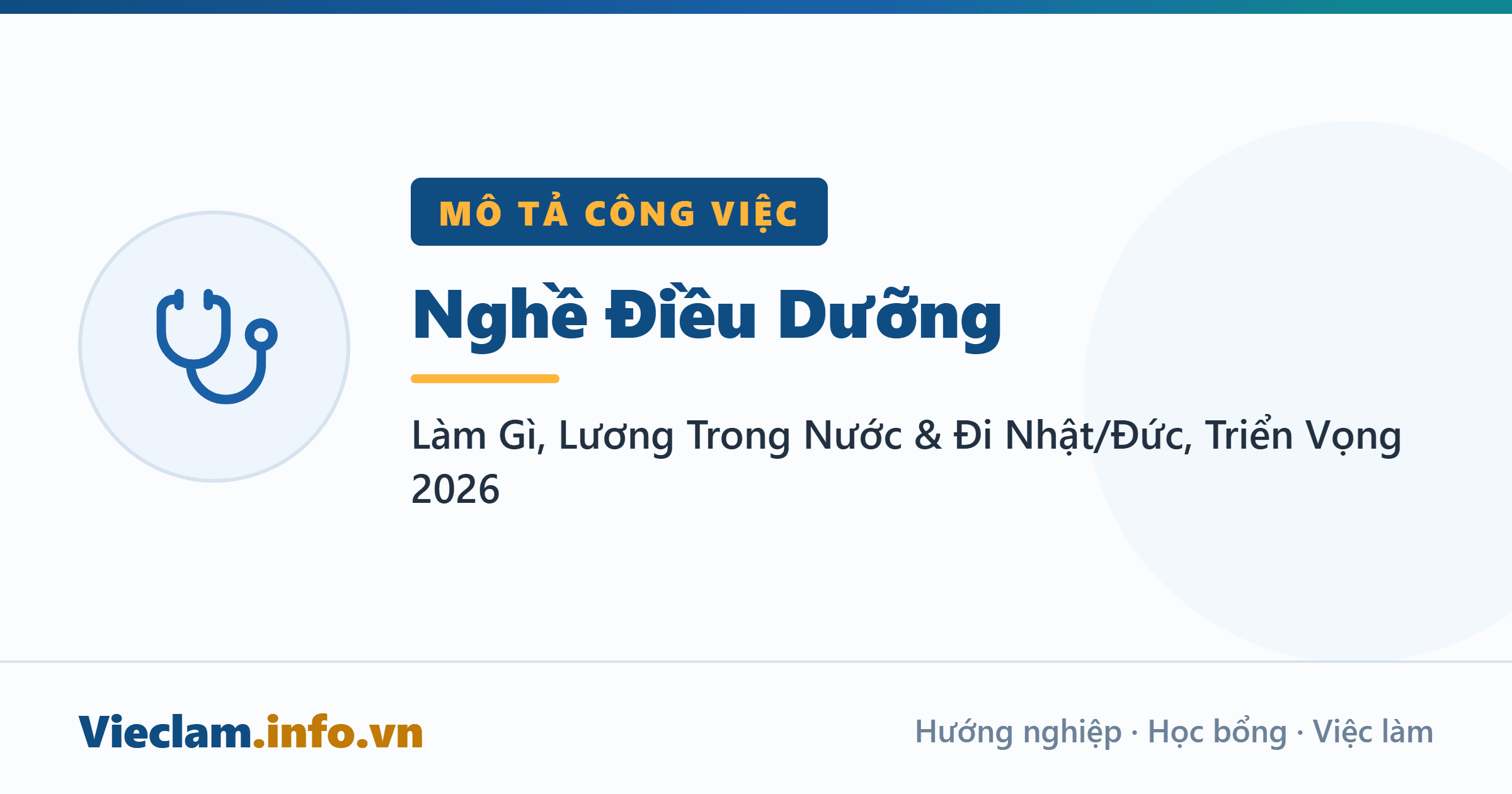 Nghề Điều Dưỡng: Làm Gì, Lương Trong Nước & Đi Nhật/Đức, Triển Vọng 2026