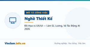 Nghề Thiết Kế: Đồ Họa vs UX/UI — Làm Gì, Lương, Và Tác Động AI (2026)