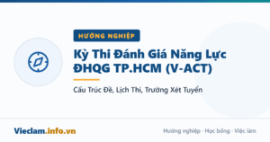 Kỳ Thi Đánh Giá Năng Lực ĐHQG TP.HCM (V-ACT): Cấu Trúc Đề, Lịch Thi, Trường Xét Tuyển