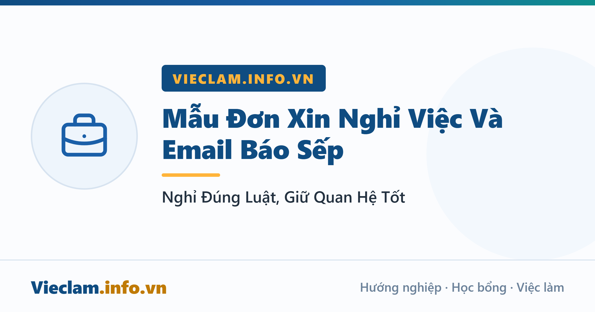 Mẫu Đơn Xin Nghỉ Việc Và Email Báo Sếp: Nghỉ Đúng Luật, Giữ Quan Hệ Tốt